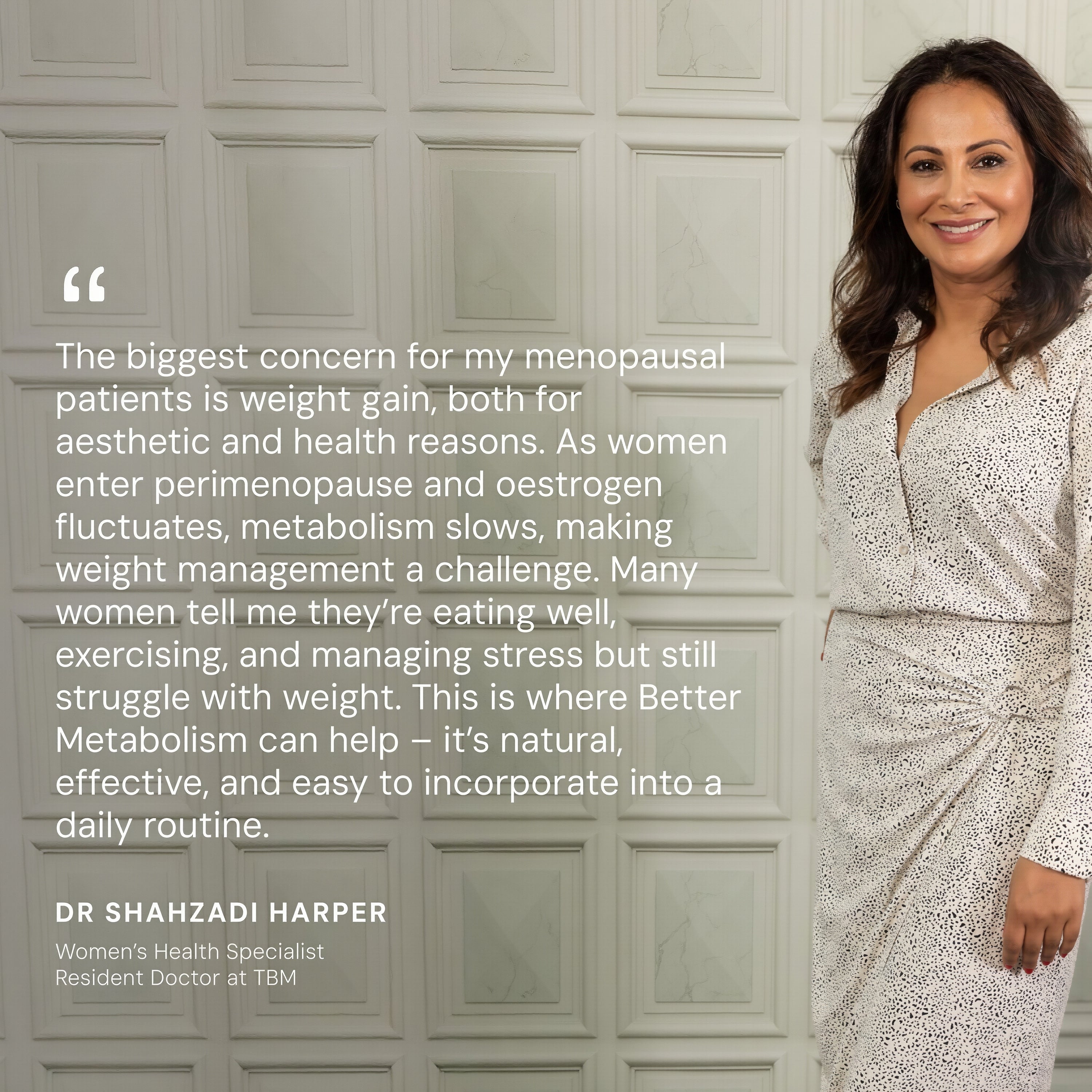 Better Metabolism support during perimenopause and beyond